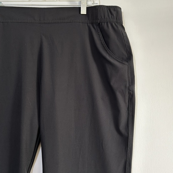 EDDIE BAUER WOMENS HIGH RISE TRAVELER PANTS ATHLETIC BLACK SIZE XL - Picture 2 of 12